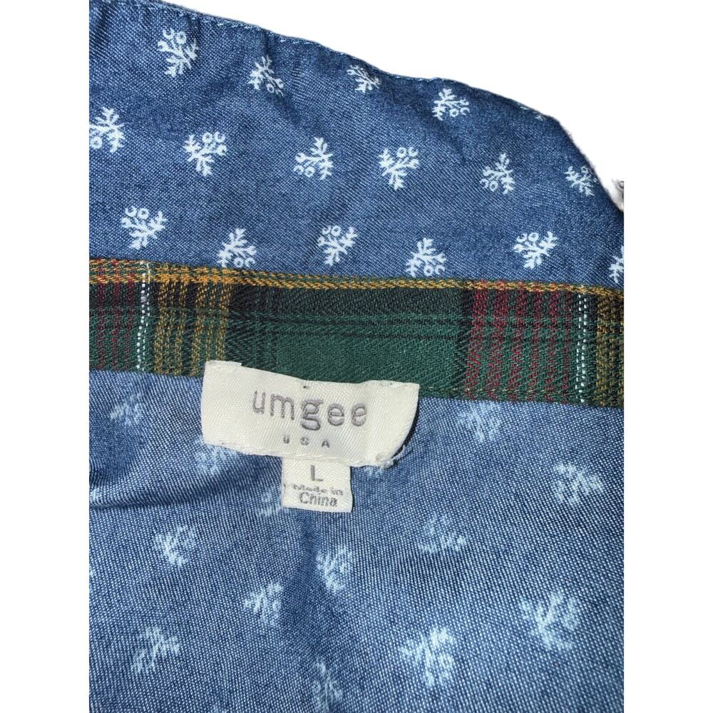 Patchwork Plaid Button Front Shirt lMixed Print D… - image 6